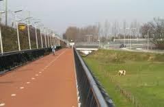 De snelfietsroute door Barneveld