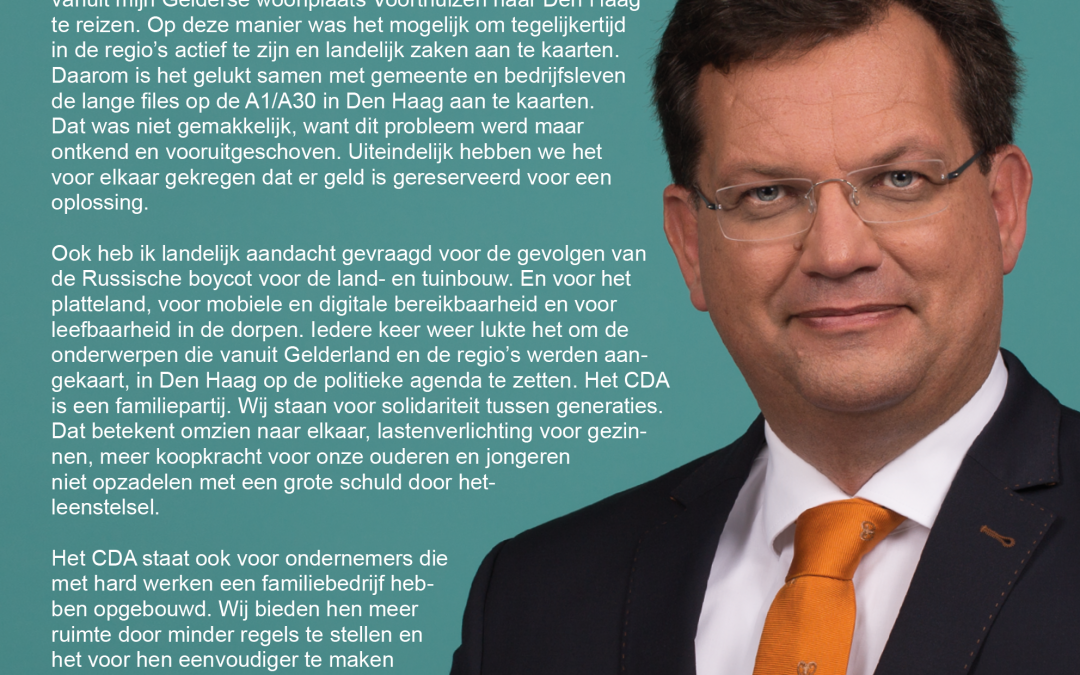 Steunt u Jaco Geurts ook op 15 maart?
