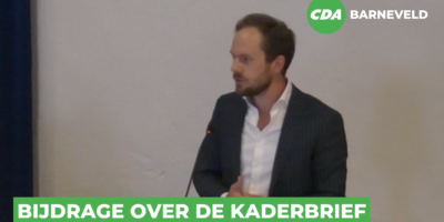 Bijdrage over de kaderbrief