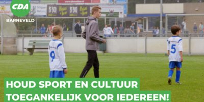 Houd muziekles en sportclub voor iedereen betaalbaar!