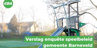 Verslag enquête speelbeleid gemeente Barneveld