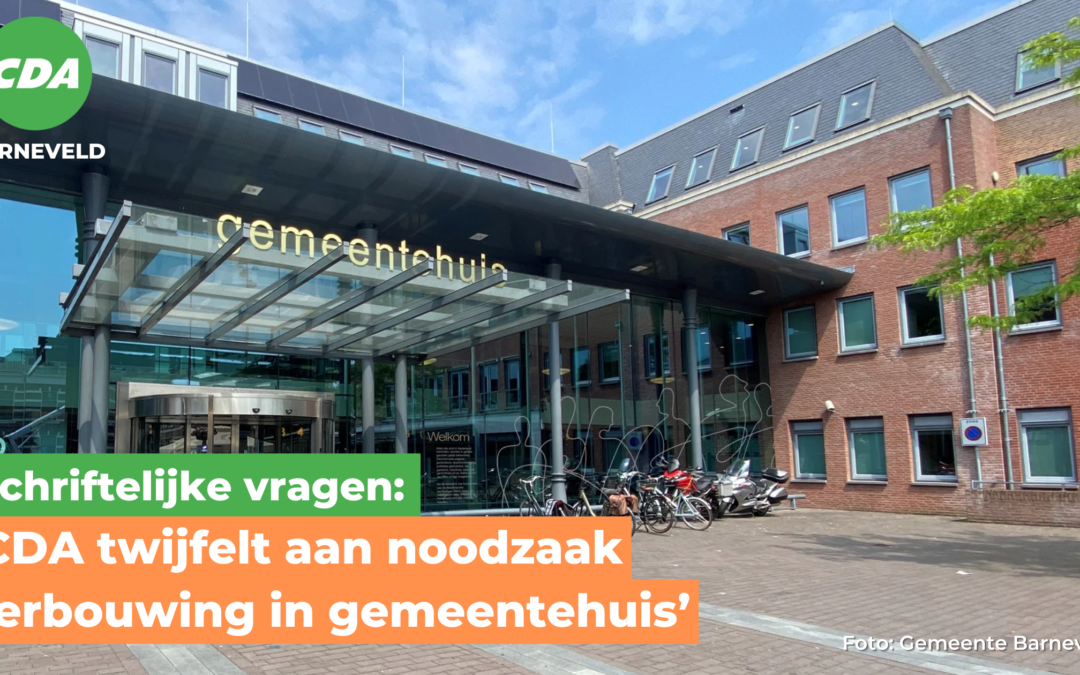 Schriftelijke vragen: Publiekshal Gemeentehuis